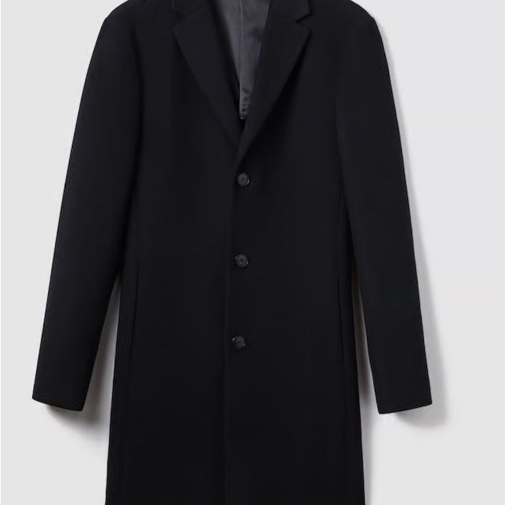Reiss Classic Black Trench Coat